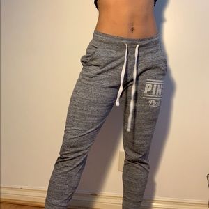 Grey PINK Joggers